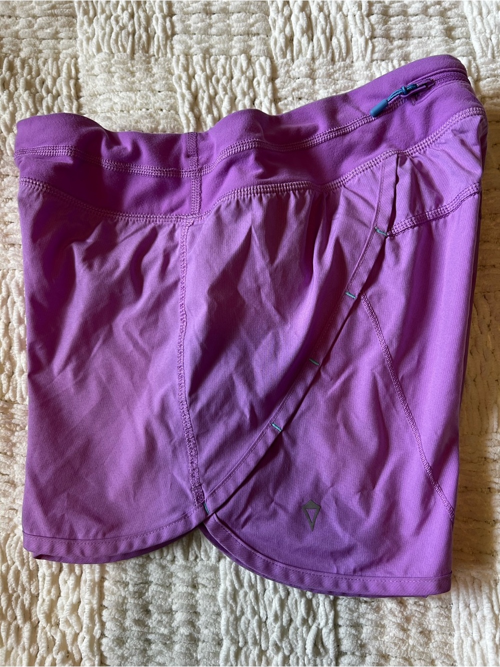Ivivva by lululemon Purple Athletic Shorts with Zipper Pocket